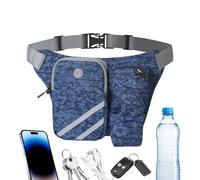 Fanny Pack | Adjustable Workout Travel Fanny Pouch with Water Bottle Holde
