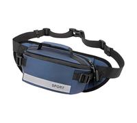 Fanny Pack, Anti-Theft Waist Bag with Zipper, Spacious Nylon Fanny Chest Reflective Packs, for Running, Commuting, Vacation, Sport, Sports, 10,24 x 5,91 x 3,94 pulgadas, azul, Consulte la descripción