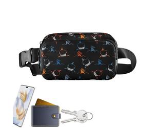 Fanny Pack para mujer | Bolsa de plátano multifunción | Banana impermeable ajustable para transporte diario senderismo natación viaje bicicleta playa activa, d, Se référer au descriptif, Consulte la