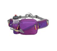 Fanny Pack with Water Bottle Holder - Running Phone Belt, Hydration Fanny Pack with Secure Storage, Ergonomic Waist Bag, Adjustable Travel Accessory for Women Men Hikers Campers Bikers