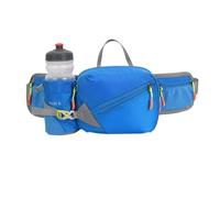 Fanny Pack with Water Bottle Holder, Running Phone Belt, Hydration Waist Bag, Durable Outdoor Gear, Reliable Fitness Supply for Women Men Hikers Campers Fishermen Bikers Travelers Daily, Sky Blue