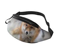 Fanny Packs Cute Fox Women's Ciclismo Cremallera Riñonera