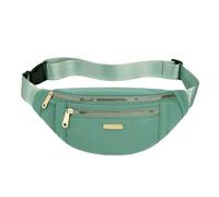 Fanny Packs for Mujeres Hombres cinturón Bolsa Cintura Ligero Crossbody Bolsas vago for Correr Senderismo Viajes Entrenamiento(Green)