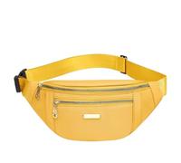 Fanny Packs for Mujeres Hombres cinturón Bolsa Cintura Ligero Crossbody Bolsas vago for Correr Senderismo Viajes Entrenamiento(Yellow)