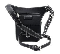 Fanny - Riñonera para mujer, estilo steampunk, multidirección, a la moda, bandolera, estilo steampunk, para mujer, pequeña cartera steampunk, bolsa de hombro, funda vintage para teléfono, Black