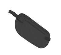 Fannys - Cinturón fino para correr, soporte para teléfono, bolsa de cintura para viajes, dinero, accesorios para equipo, cinturón para mujeres y hombres, Black, Mass Beauty