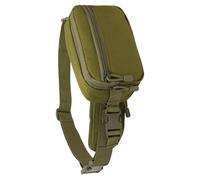Fannys Pack - Riñonera marcial con correa ajustable para la cadera, para pesca al aire libre, senderismo, bolsa compacta, Verde militar