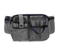 Fannys - Riñonera de enfermería con bolsillo para equipo médico, bolsa de almacenamiento para estetoscopios, vendaje, tijeras, suministros de emergencia, gris