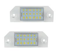 FanPaYY Conjunto de luces de matrícula a prueba de agua para el C-MAX 2003-2010 Focus MK2 2003-2008 4502331 4502332 3M5AB550AA