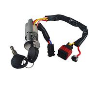 FanPaYY Interruptor del cilindro de encendido de la cerradura de la dirección 4162P0 con 2 llaves para Peu-geot 206 406 Ci-troen Xsara Picasso