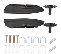 FanPaYY Juego Apoyabrazos Para Asiento Coche 0-120 Grad 32cm, Apoyabrazos Para Asiento Coche Ajustables Universales, Apoyabrazos Para Asiento Coche Negros Resistentes Al Desgaste Camiones, Van T5 T6