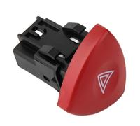 FanPaYY Peligro Emergencia Interruptor de luz de Advertencia botón Rojo 8200442724 para Espace MK4 Laguna MK2 Trafic Vauxhall Vivaro