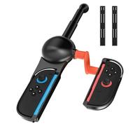 FANPL Caña de pescar para Nintendo Switch 2 Joy Con, mango de juego de pesca, accesorios de agarre para Switch Legendary Fishing & Fishing Star World Tour y Bass Pro Shops, mejora la experiencia de