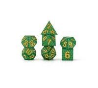 Fanroll - dragon storm silicone dice set - green dragon scales