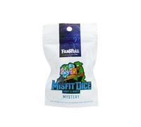 FanRoll Mystery Misfit - Juego de dados poliédricos de resina, 7 dados (juego de 2, 14 dados)