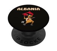 Fans del Caballo de Albania PopSockets PopGrip Adhesivo
