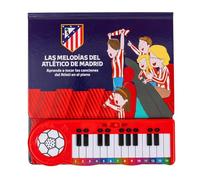 Fans Legacy - Libro de Piano Oficial Con Licencia Del Atlético de Madrid Para Niños, Cánticos Oficiales Del Club, Juguete de Aprendizaje Musical, Mayores de 2 Años