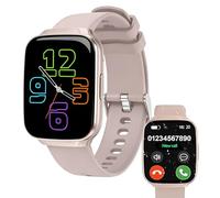 FANSANMY Reloj Inteligente Mujer, Rosa Dorado, 1,83 Pulgadas Elegante con Llamadas Bluetooth, Seguimiento del Ciclo Menstrual, Monitor del Sueño, Impermeable IP67, Larga Autonomía, para iOS y Android