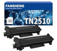 FANSHENG Cartucho de tóner TN-2510 TN2510 compatible con Brother TN2510 para HL-L2400DW L2400DWE L2445DW, DCP-L2627DWXL L2620DW, MFC-L2860DWE L2800DW L2835DW L2827DWXL Impresora 12000DW Páginas (2