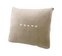 FANSHIDAN Cojín Manta Transformable Auto para Volvo XC60 Polestar 2018 2019 2020 2021, Manta y Almohada de Viaje, 2 en 1, Funda de Cojín, Manta de Viaje 2 En, Cojín de Viaje,Beige
