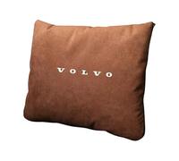 FANSHIDAN Cojín Manta Transformable Auto para Volvo XC60 Polestar 2018 2019 2020 2021, Manta y Almohada de Viaje, 2 en 1, Funda de Cojín, Manta de Viaje 2 En, Cojín de Viaje,Brown
