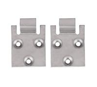 FANSHINUO 2 bisagras de metal para asiento de carrito de golf, placa inferior de repuesto para 71610-G01, pieza de golf de repuesto directo