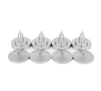 FANSHINUO 4 almohadillas para altavoces, base de amortiguación, soporte de aislamiento, pies, conos, alfombrillas de suelo, bajos y elasticidad, a prueba de golpes, accesorios portátiles