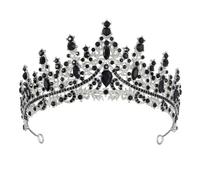 FANSHINUO Elegantes coronas de diamantes de imitación para mujer, diadema para eventos de graduación, tocados para bodas, cumpleaños y ocasiones especiales, as the pic show, Aleación de zinc