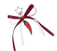 FANSHINUO Estético Llavero Encanto Perlas Arcos Bolsa Colgante Lazos Dulces Mariposa Llavero Colgante Ornamento Para Las Mujeres Colgante Bolso Encanto, B