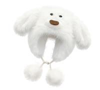 FANSHINUO Gorras de dibujos animados con orejeras para accesorios de Halloween, gorras peludas, unisex, accesorio de invierno para uso al aire libre, sombreros para hombres, mujeres, para adultos