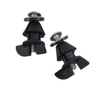 FANSHINUO Juego de 2 cierres de asiento de inodoro fuertes y metálicos para una organización segura