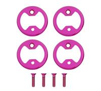 FANSHINUO Juego de 4 placas de refuerzo de pedal de bicicleta, accesorio de pieza de repuesto, pedales de aleación, tacos de bicicleta, pedales de bicicleta