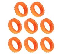 FANSHINUO Juego de 8 fundas de silicona para ruedas de maleta, protección de suelo rodante, antideslizantes, esenciales para viajes, fundas de silicona antideslizantes para maletas, b, One Size