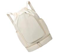 FANSHINUO Mochilas de baloncesto, bolsa de tenis con cordón, gran capacidad, fitness, playa, gimnasio, deportes, con cordón para tenis, gimnasio, deporte con separación seca y húmeda