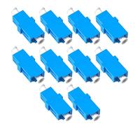 FANSHINUO Núcleos de cerámica adaptadores de fibra óptica hembra a hembra para conectores para ópticas, redes, adaptadores ABS