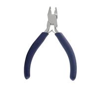 FANSHINUO Pequeños alicates de crimpado ergonómicos, herramienta de crimpado portátil, alicates de cuentas de crimpado con textura de acero para hacer y reparar joyas