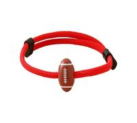 FANSHINUO Pulsera de cuerda Milans ajustable multiusos de 4 mm, accesorio de moda para hombres con estilos de rugby en diseños simples, as the pic show, Materiales mixtos