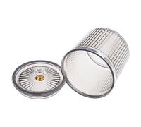 FANSHINUO Tarro de almacenamiento de baño para bolas de algodón, almohadillas de maquillaje, accesorios con tapa protectora, dispensador de palillos de dientes, caja de herramientas