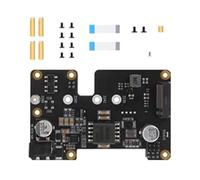 FANSHINUO X1012 PCIe NVMe Disco de estado sólido PCIe Periféricos Placa Alimentación a través de Ethernet para 5 2230/2242/2260/2280 Disco de estado sólido SSD Administración de energía