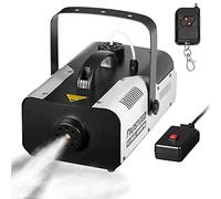 FANSTGEQ Máquina de niebla de 1000 W con control remoto inalámbrico y control manual, máquina de humo de escenario profesional para DJ concierto Halloween