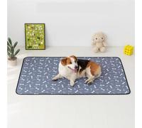 Fansu 2 Piezes Empapadores Perros, Lavable y Reutilizable Almohadillas Perro, Antideslizante Absorbentes Empapadores para Perros, Adiestramiento Perros Almohadillas (50X70cm,Gris)