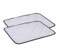 Fansu 2 Piezes Empapadores Perros, Reutilizable Almohadillas Perro, Lavable Antideslizante Absorbentes Empapadores para Perros, Adiestramiento Perros Almohadillas para Perros (70x50cm,Gris)