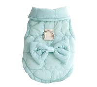 Fansu Abrigo Perro Chaqueta, Ropa para Perros Chaqueta de Algodón Chaleco Caliente a Prueba de Viento, Ropa de Invierno para Mascotas para Perros Osito Chihuahua Shih Tzu (XS,Azul)
