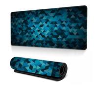 Fansu Alfombrilla Ratón Estilo Moderno Colorido, Mouse Pad con Base Goma Antideslizante, Alfombrilla Ratón XXL/XL/l, Alfombrilla Escritorio Extra Grande Alfombrilla Gaming (Azul Oscuro 1,900x400x3mm)