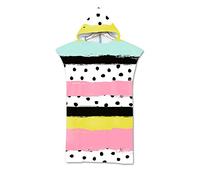 Fansu Bohemia Verano Playa Poncho Toalla con Adulto, Natación Surf Albornoz para Cambiarse de Ropa Playa Baño Nadar Microfibra Toalla de Albornoces (75 * 110cm,L)