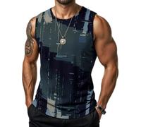 Fansu Camiseta Tirantes Hombre Veran S-XXL (JN06 Visual,S)