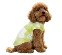 FANSU Chaleco Refrescante para Perros, Camiseta de Hielo Transpirable de Alta Elasticidad, Chaleco Refrigerante Perro & Gatos para Paseos Veraniegos,Impresión Mariposa (Verde,XS)