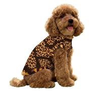 FANSU Chaleco Refrescante para Perros, Estampado de Leopardo Camiseta de Hielo Transpirable de Alta Elasticidad, Chaleco Refrigerante Perro y Gatos para Paseos Veraniegos (Forma de Corazon,M)