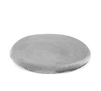 Fansu Cojín para Silla Redondo, Cojín de Asiento para Silla Comedor Espuma Viscoelástica Redondos Cojines de Silla con Cremallera Desmontable o Lavable para Interior Exterior (28x28cm,Gris)