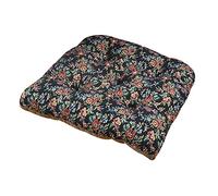 Fansu Cojines para Sillas con Lazos, Flores Estampado Cojín de Silla Jacquard Suave Espesar Tatami Cojín de Silla para Comedor Jardín Patio Cocina o Interior Exterior (45x45x7cm,Floral)